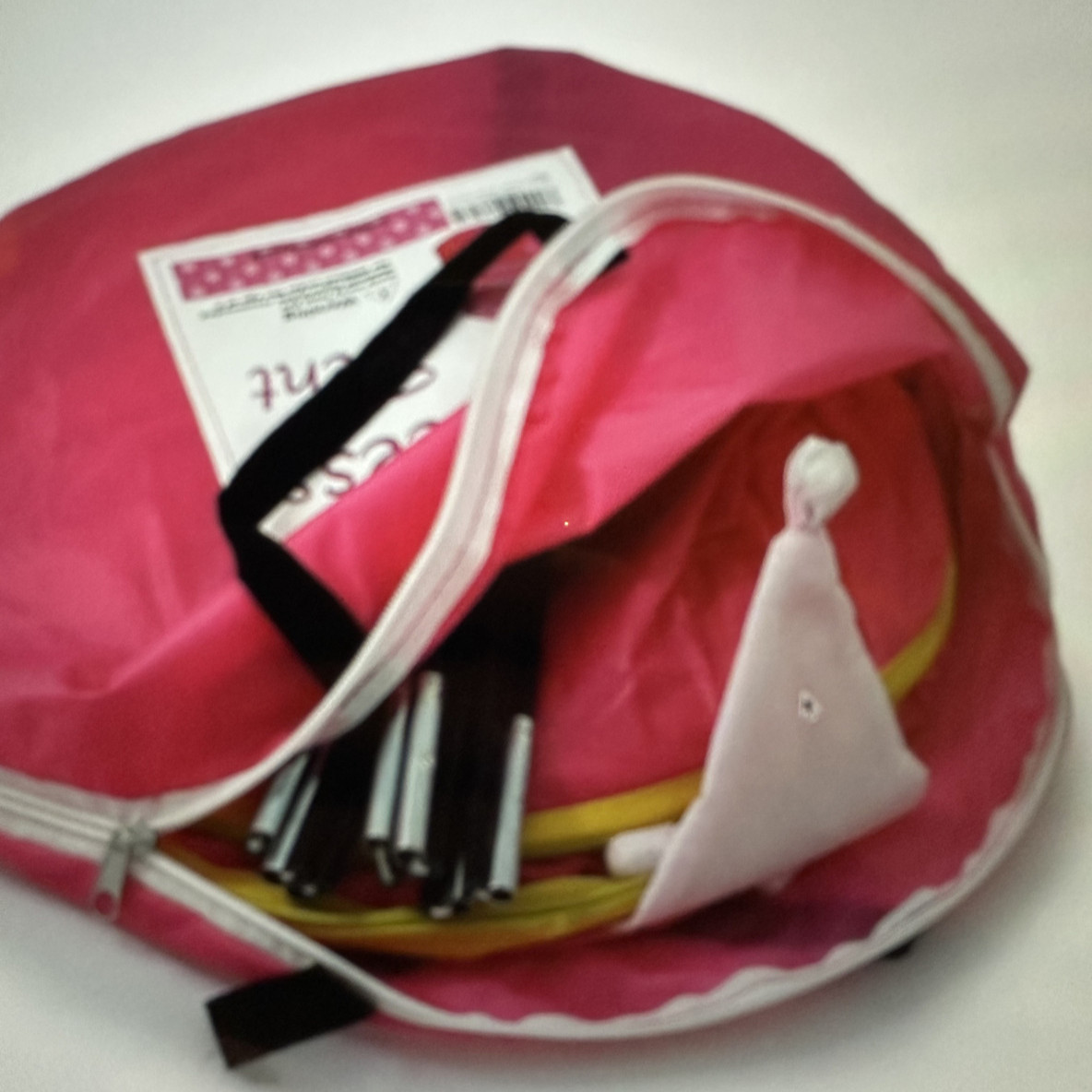 SURE LUXURY PINK PLAY TENT CHILDRENS KIDS CASTLE PLAY HOUSE TOY