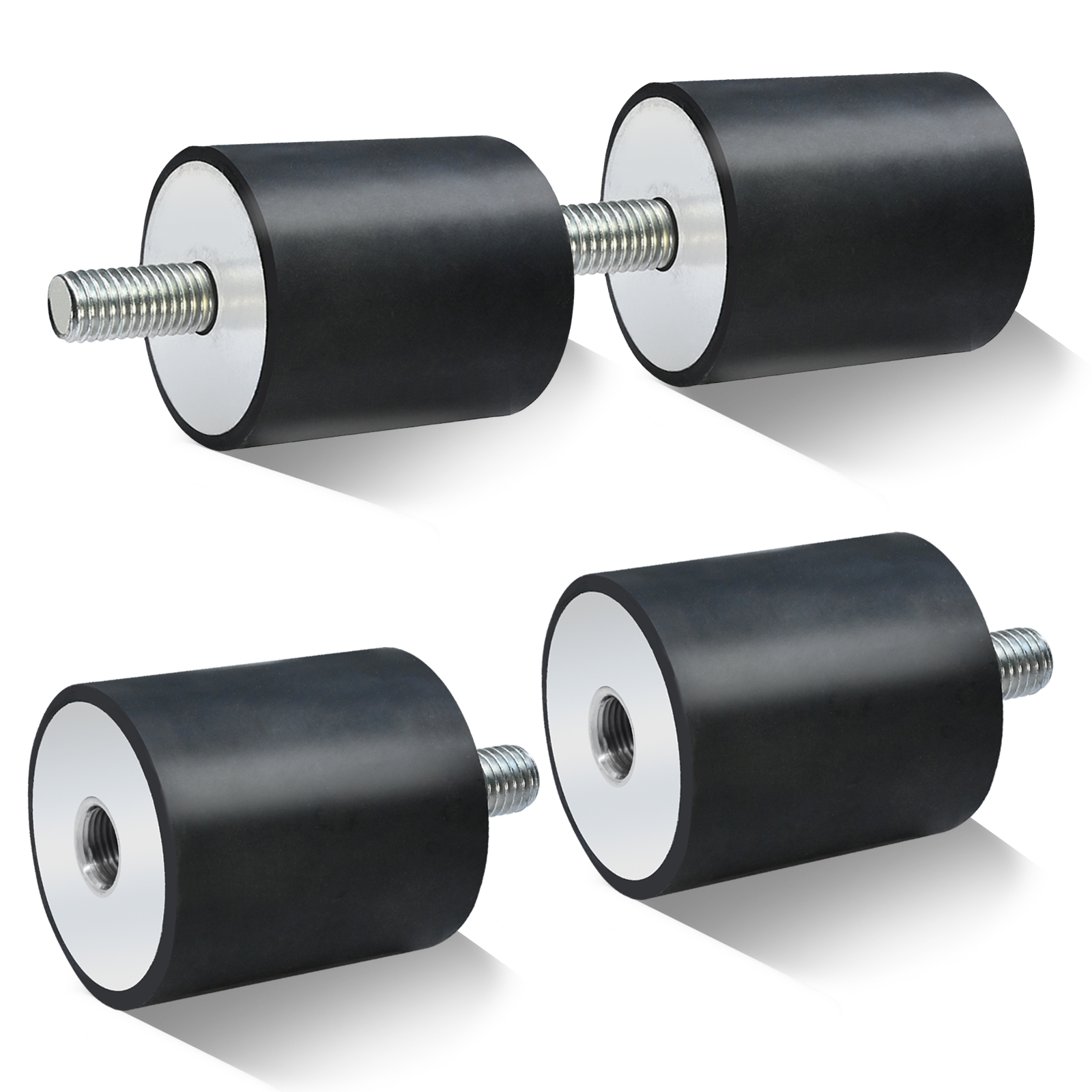 4 Pack plate compactor tamper rubber shock mount Fits Wacker WP1550 WP1340