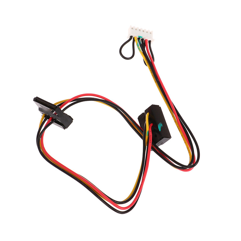 1PC 6 Pin To 2-Port HDD SATA Power Socket Cable Conector For Acer Computer USA