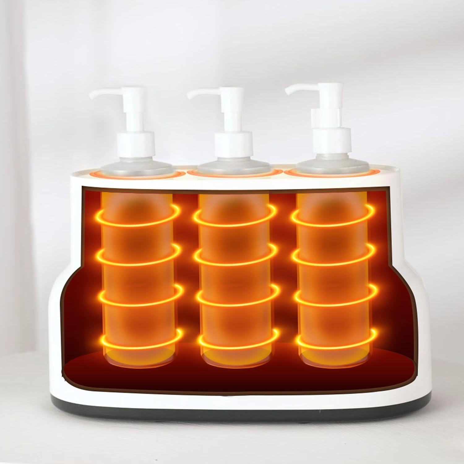 3-Bottle Massage Oil Warmer - Salon Spa Body Therapy