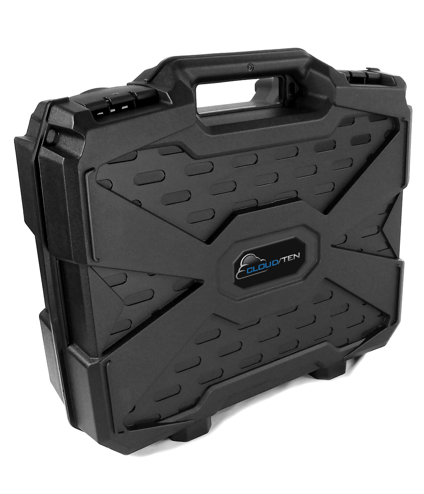 CM Watch Box Display Case Fits 42 Watches in Custom Foam, Travel Watch Case Only