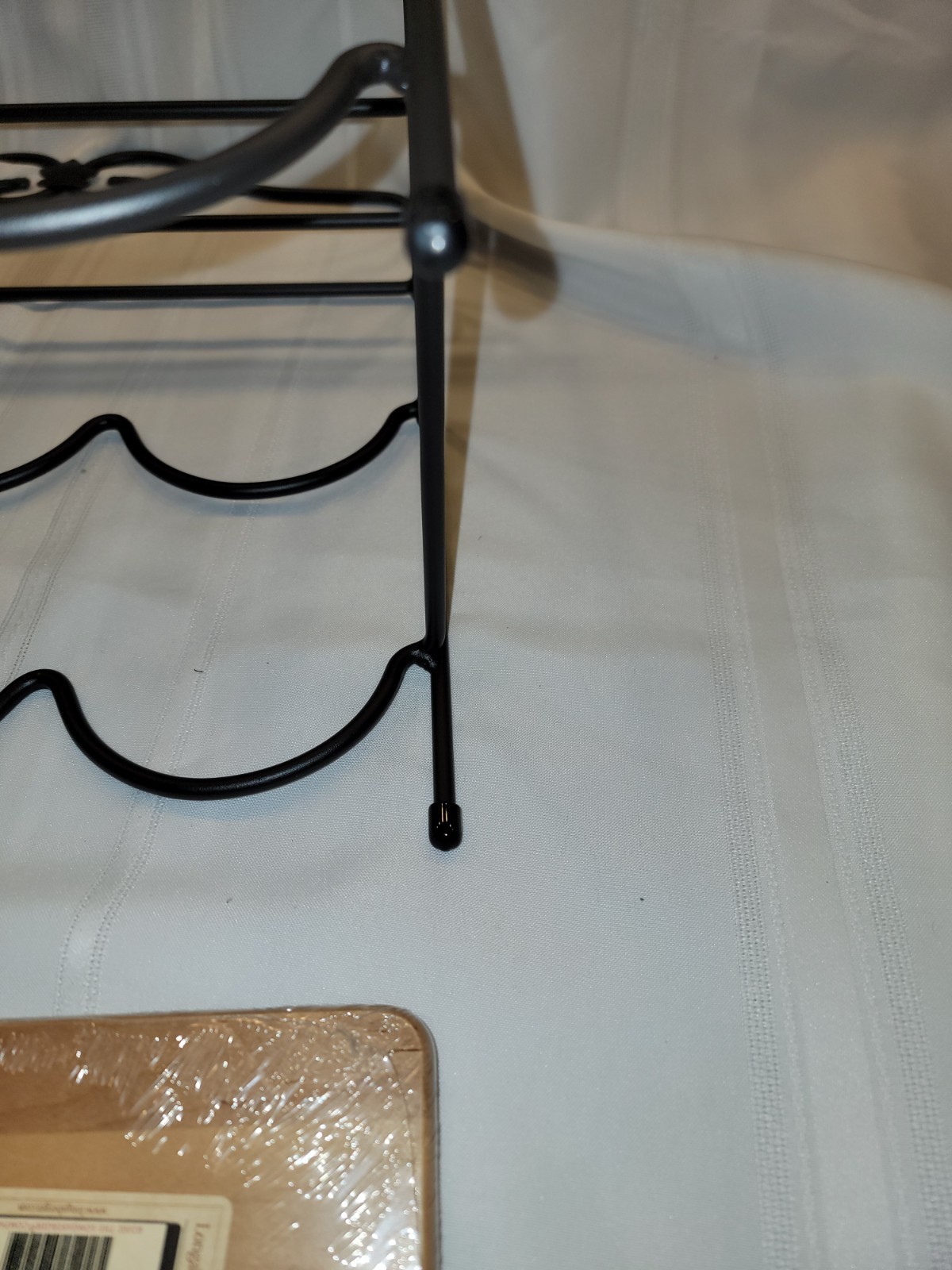 LONGABERGER Wrought Iron Wine Rack Beverage Center NEW Woodcrafts Shelf sealed