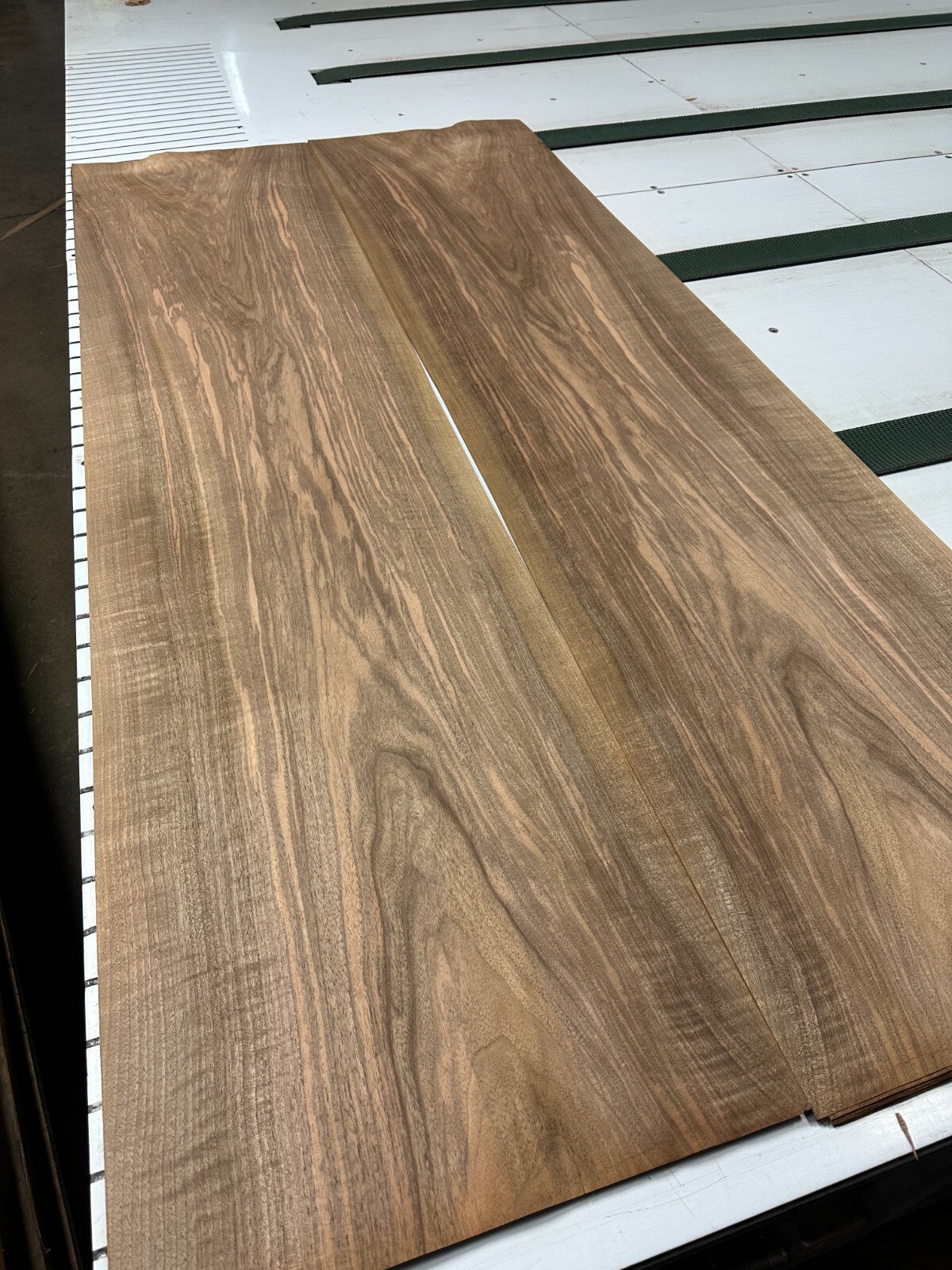 WIDE European Walnut Raw Wood Veneer 2 sheets 82'' x 20'' 331EE