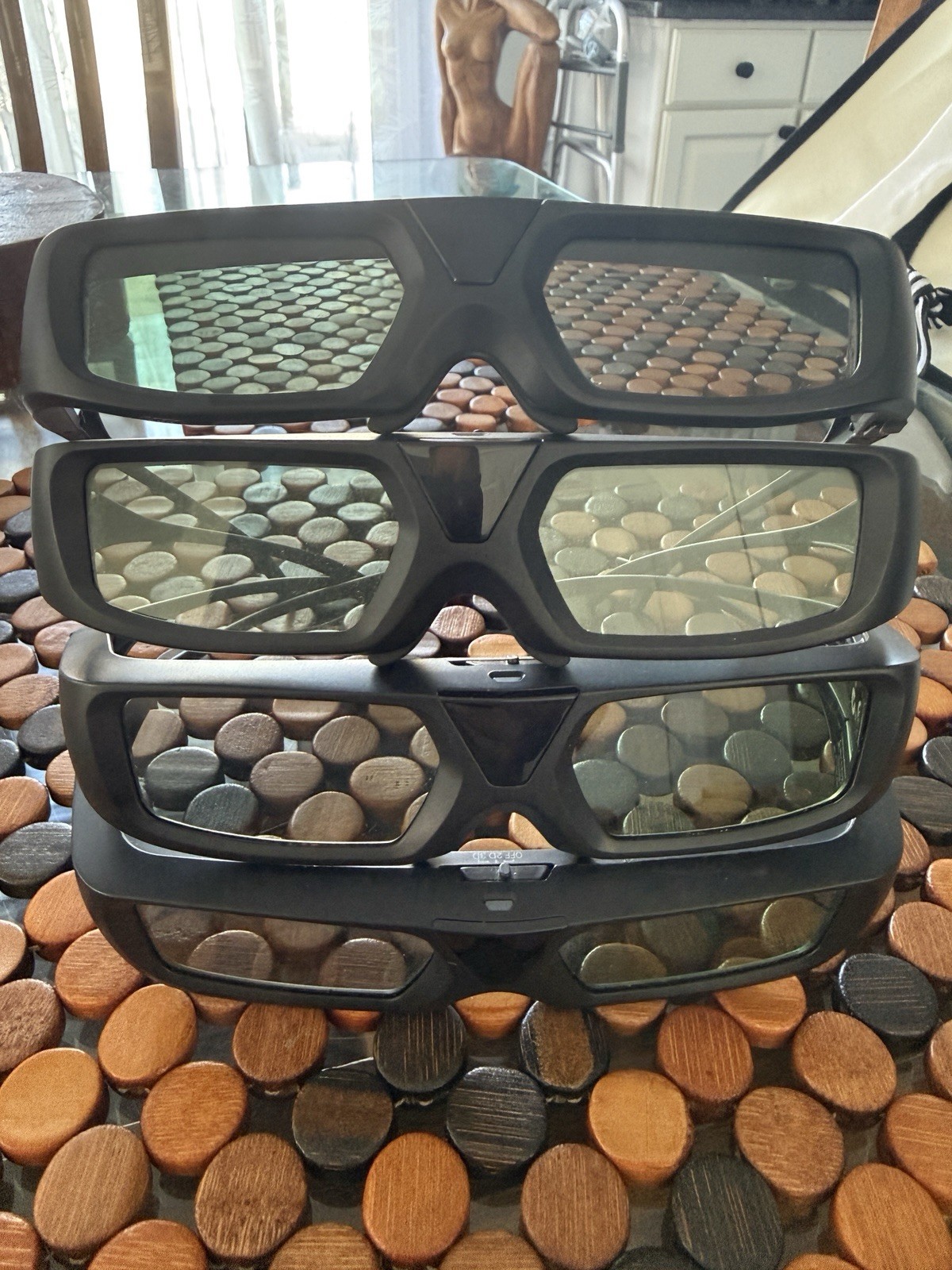 Sharp 3D Glasses - 4 Pair LOT