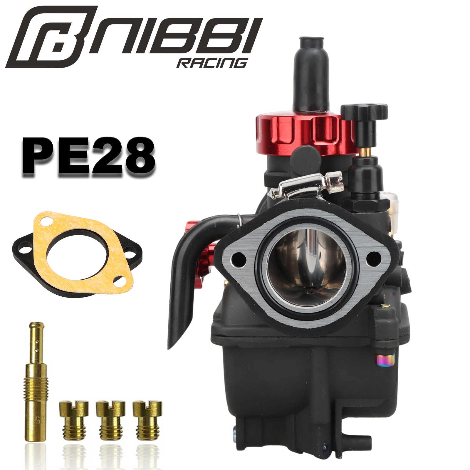 NIBBI PE28 Carburetor For Honda ATC200 ATC200X ATC200S 1983 1984 1985 1986 1987