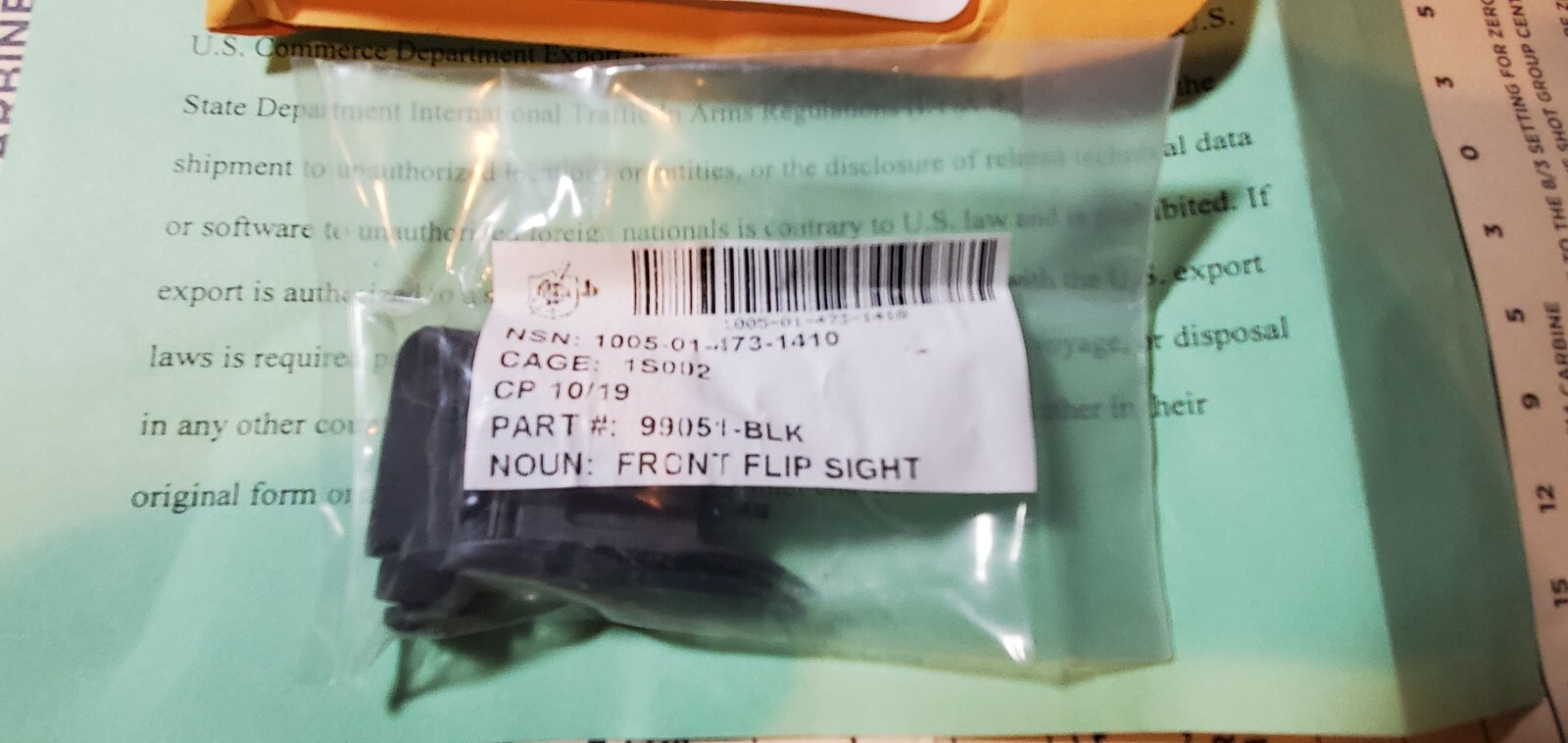 K-ARM-Co Front Folding Sight New In Wrap P/N: 99051 -🧨🧨 FREE Shipping🚀🚀