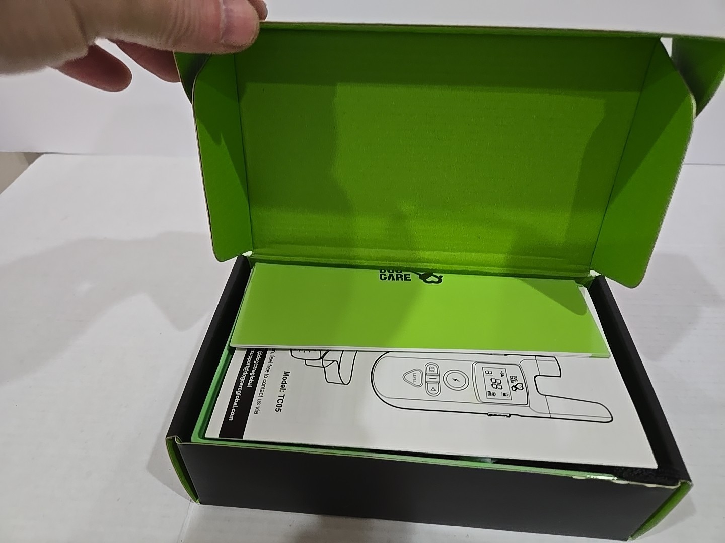 Dog Care Training Bark Collar w/ Remote Rechargeable TC05 NEW Dogcare