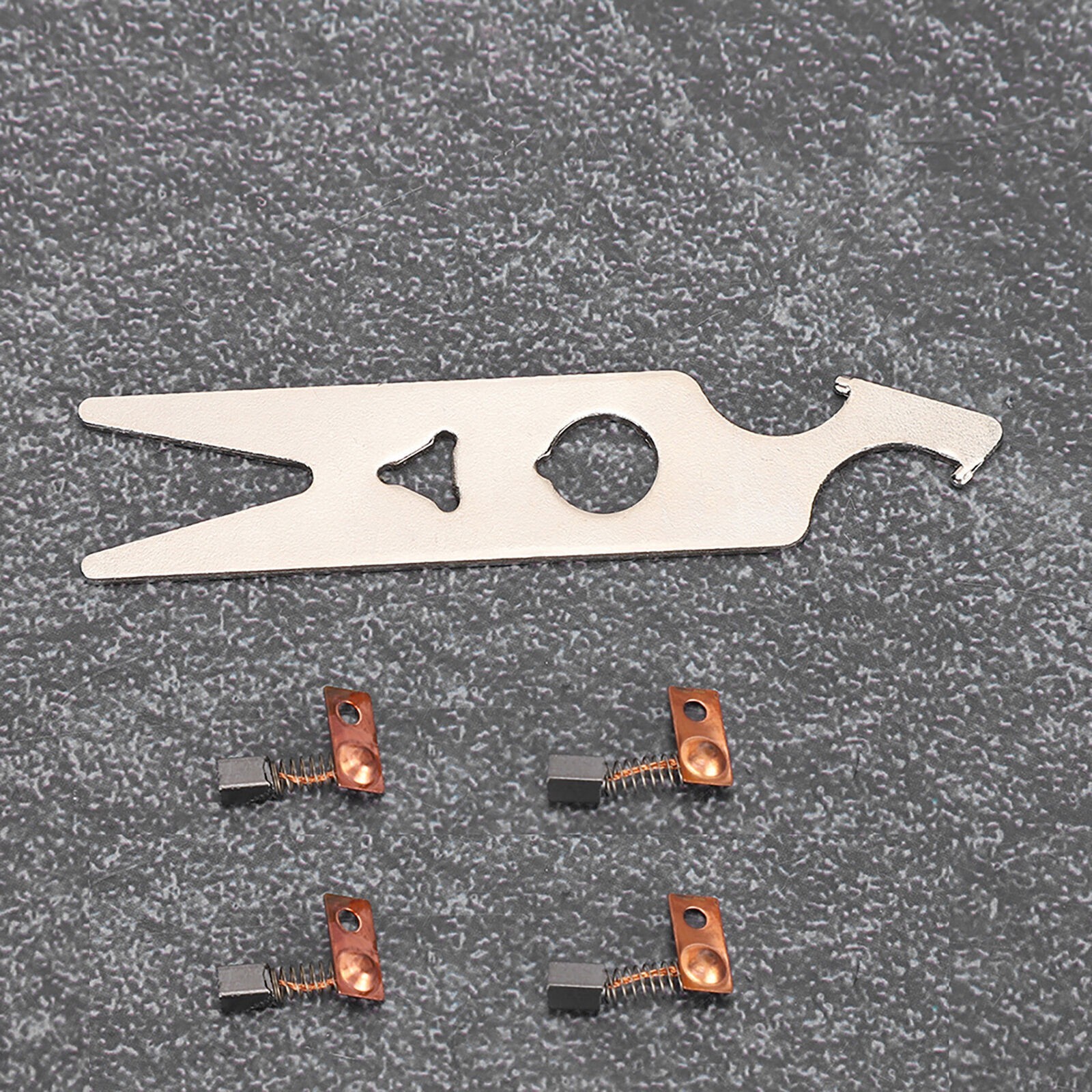 2 Pairs Carbon Brush Wrench Set Nail Drill Handpiece Accessory Replacement Part
