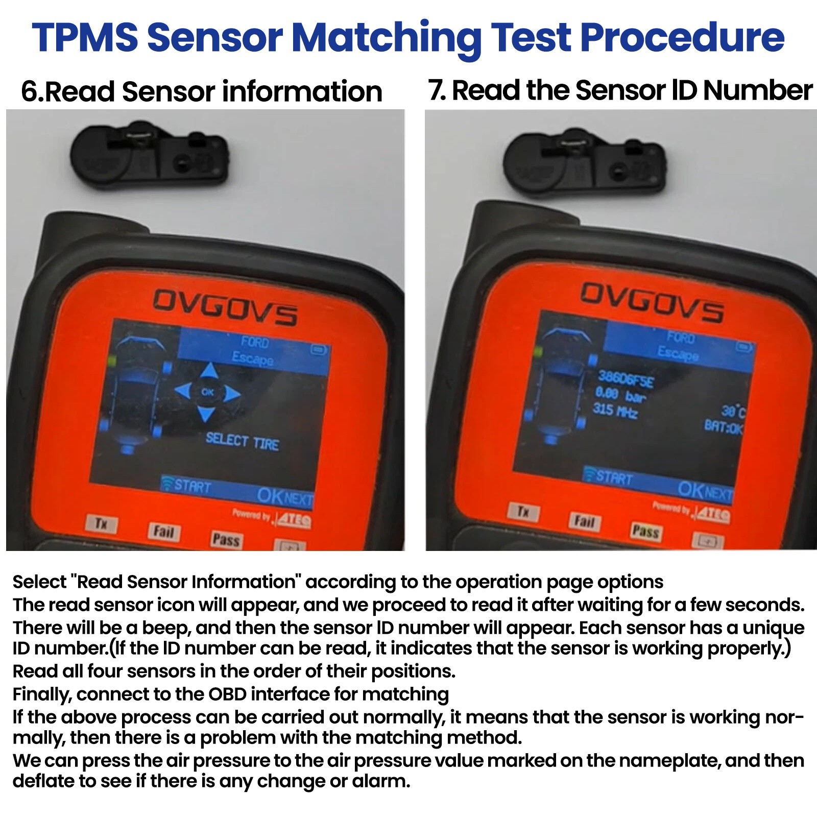 4PCS TPMS Tire Pressure Sensor For BMW Mini 36106790054 36106790054