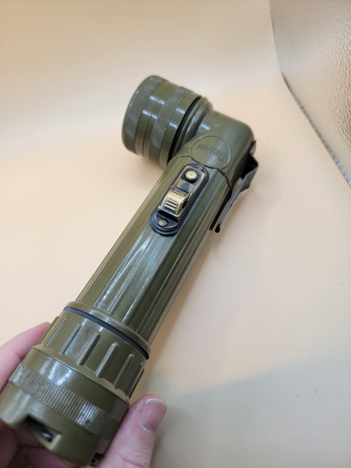 US Army USMC Military Fulton MX-991/U Right Angle Flashlight