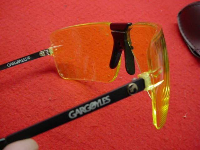 Gargoyles- ShootingSafety Glasses- 1st Gen.- Yellow Lens w/Case- Nice !!