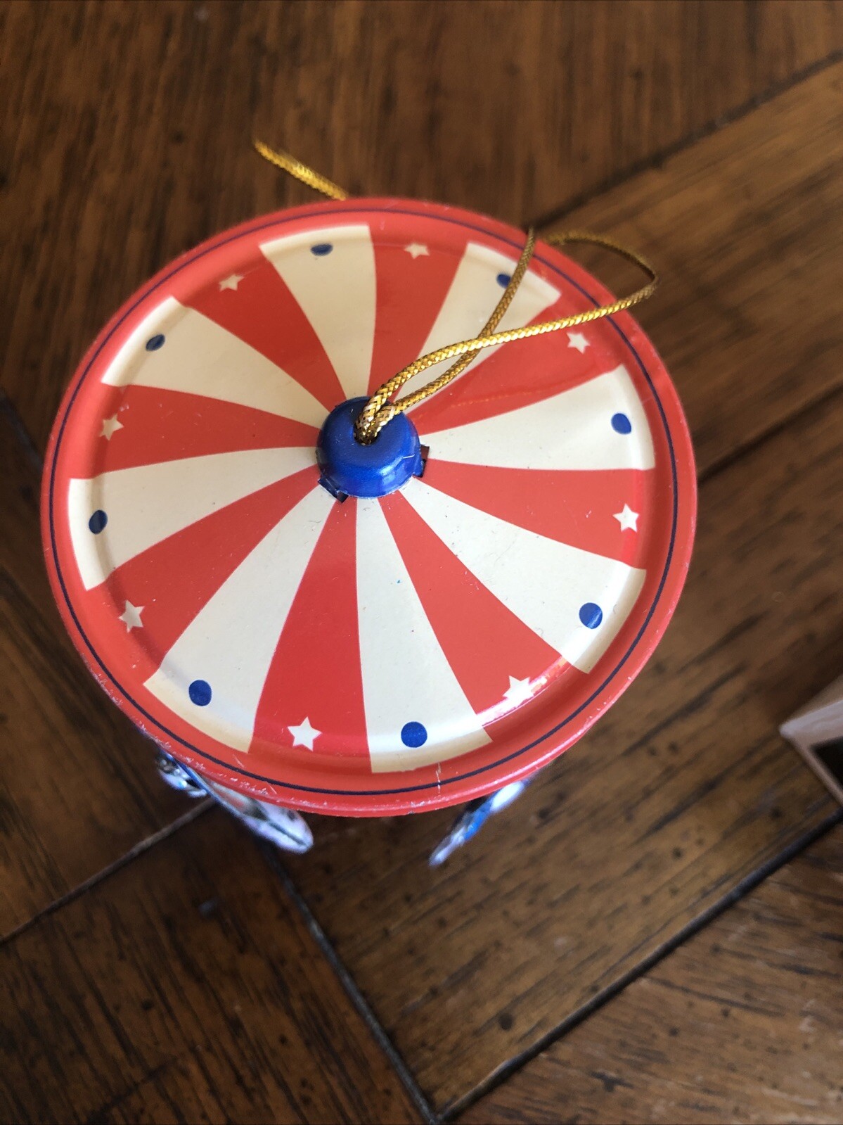 Vintage Schylling Miniature Tin Collector Series 90's Carousel w/Box