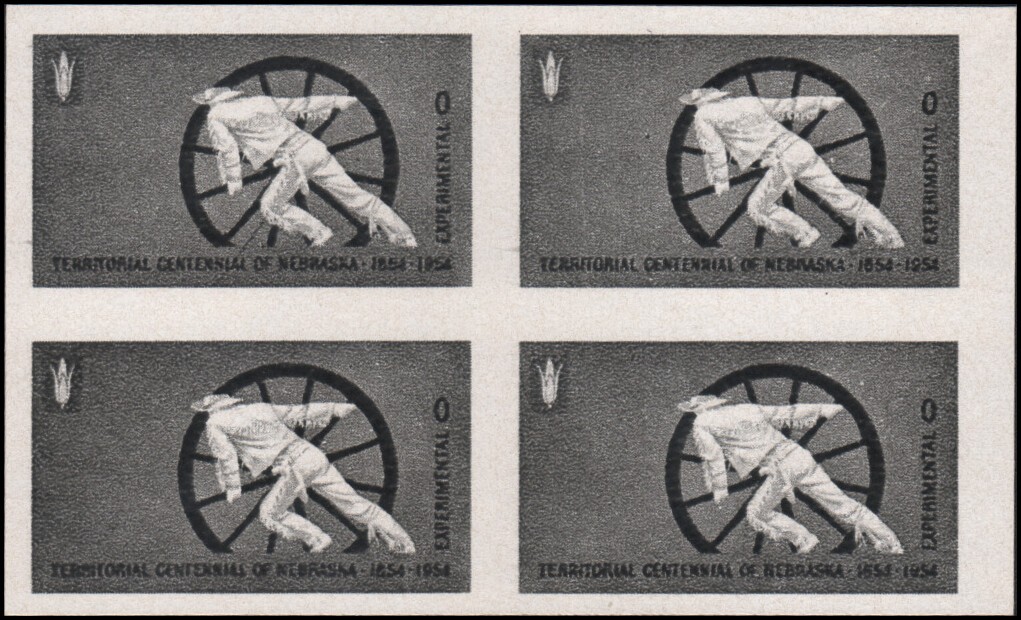 US #TD100 MNH VF block of 4