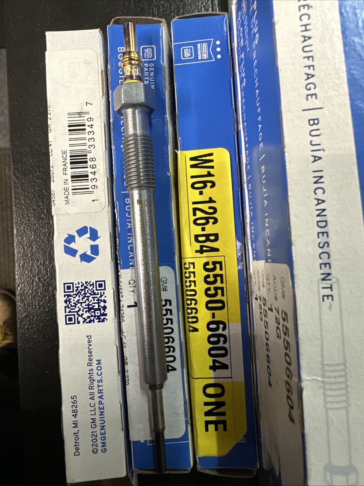 SET (6) NEW OEM GM Glow Plug 55506604 3.0L Duramax LM2 2021-2023