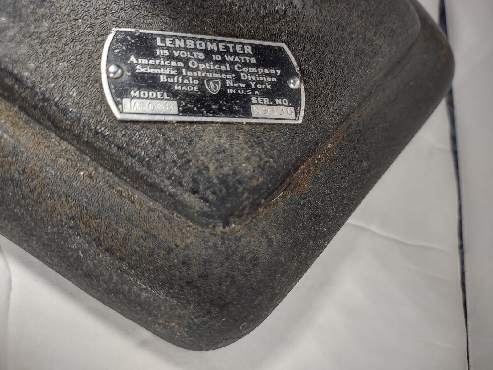 Vtg Lensometer Model # M-6038 ~ American Optical Company - Optometrist Tool