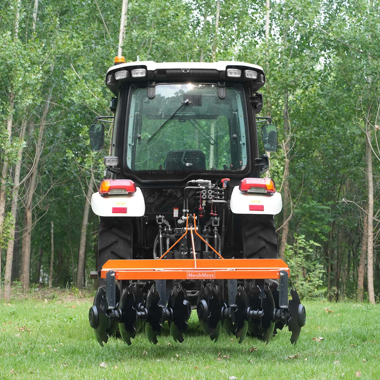 MechMaxx 3 Point Hitch 60" Notched Disc Harrow Plow Tractor Attachments, DH60