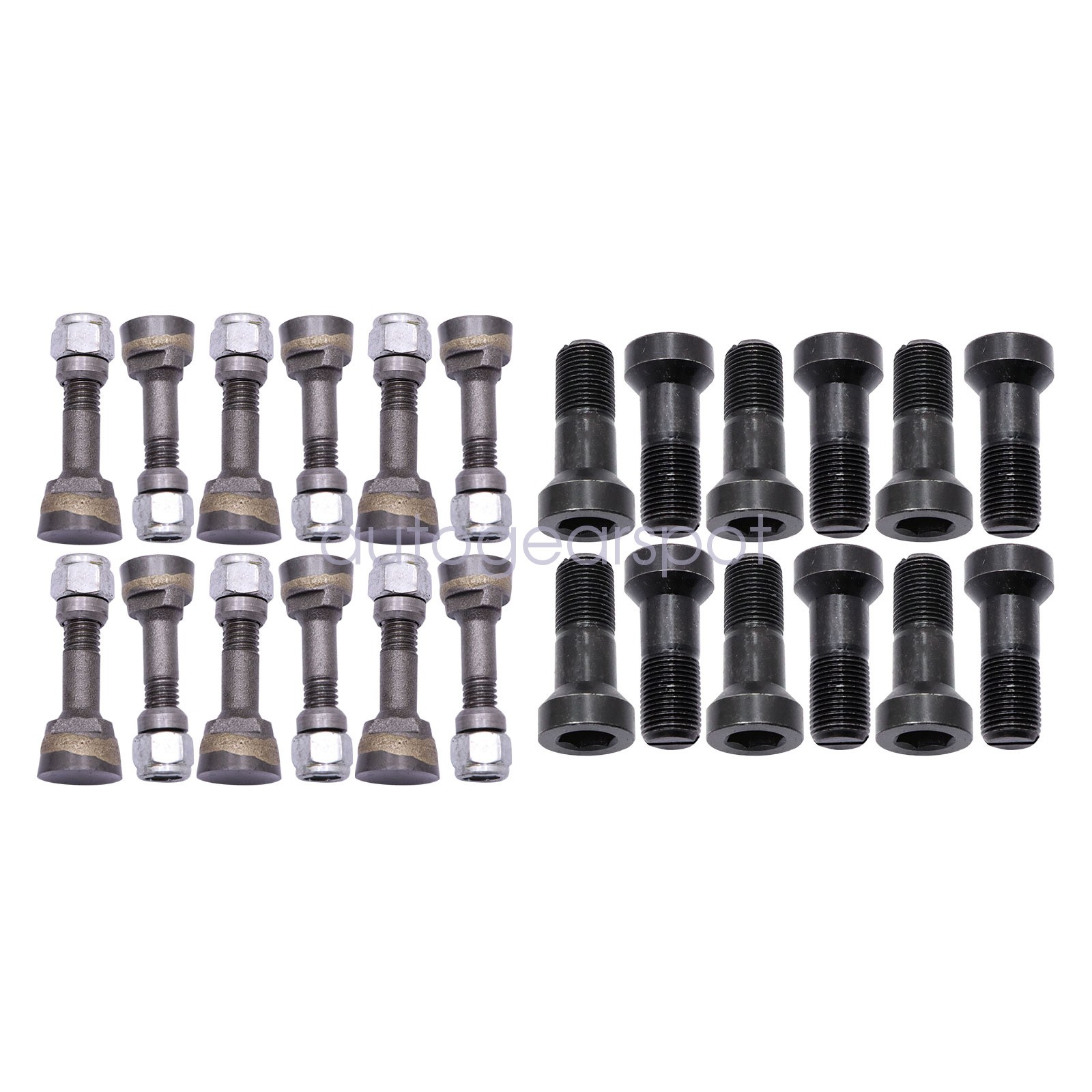 Stump Grinder Pocket & Teeth Kit Fits For TORO STX26 w/ 2-1/4" Bolts 12pcs Tooth