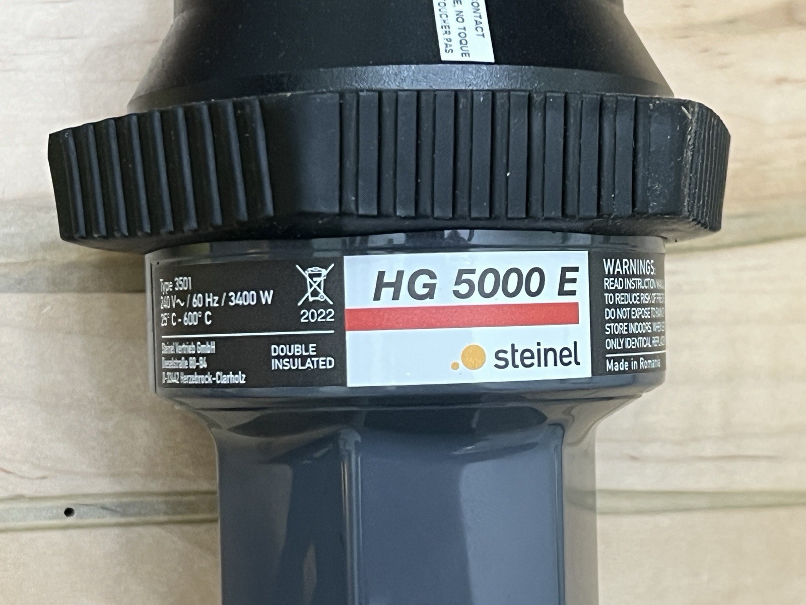 STEINEL HG5000E TYPE 3501 EURO Version