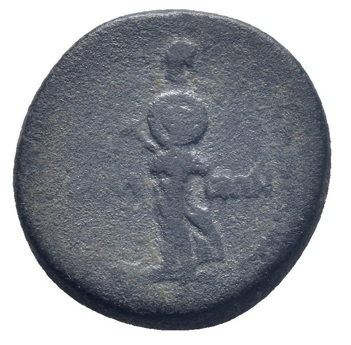 Roman Provincial Bronze Coin - Apameia Phrygia 14-37 AD - Tiberius - Athena