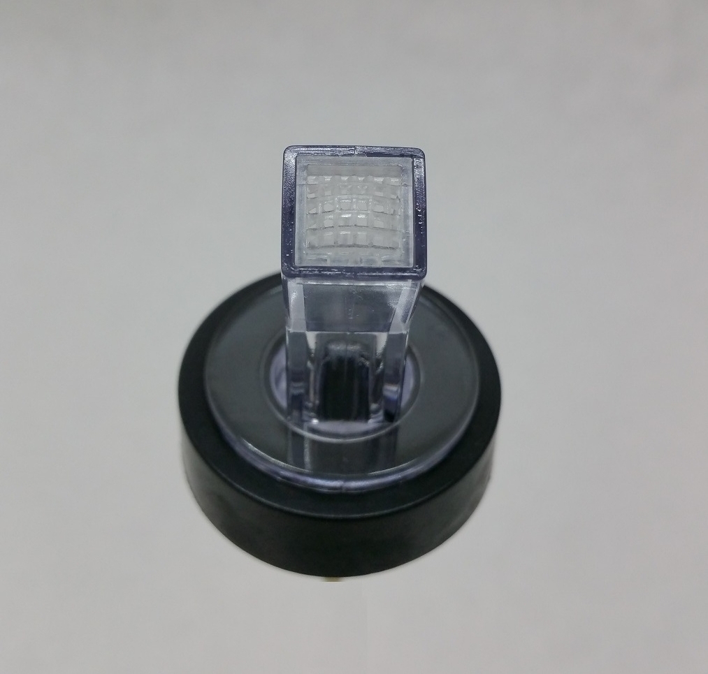 (12) Black & Clear SCREENED Liquor Bottle POUR SPOUTS Flair Pourers