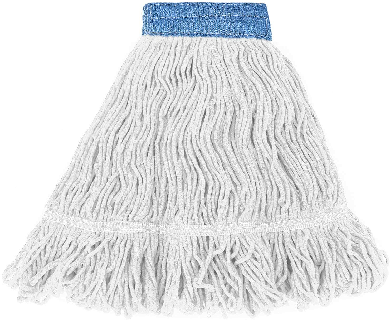 Loop-End Cotton String Heavy Duty Mop Head Refills 6 inch Headband Replacement