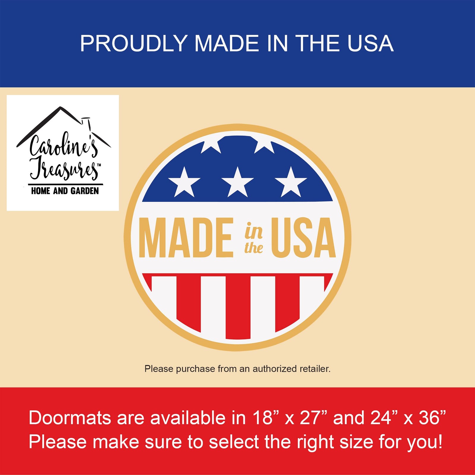 Caroline's Treasures BB1743MAT Winter Holiday Wire Haired Fox Terrier Doormat 18