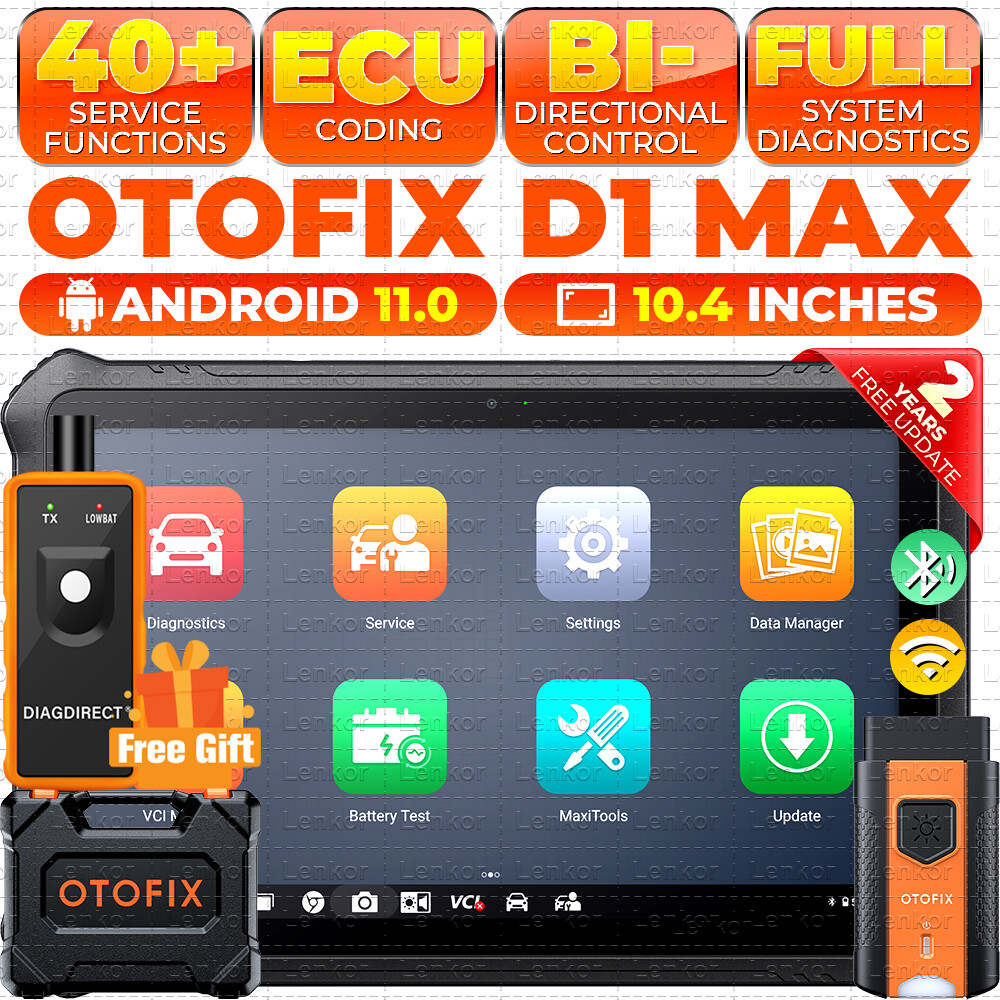 2024 OTOFIX D1 Max Bi-Directional Diagnostic Scanner Car Full System Scan Tool