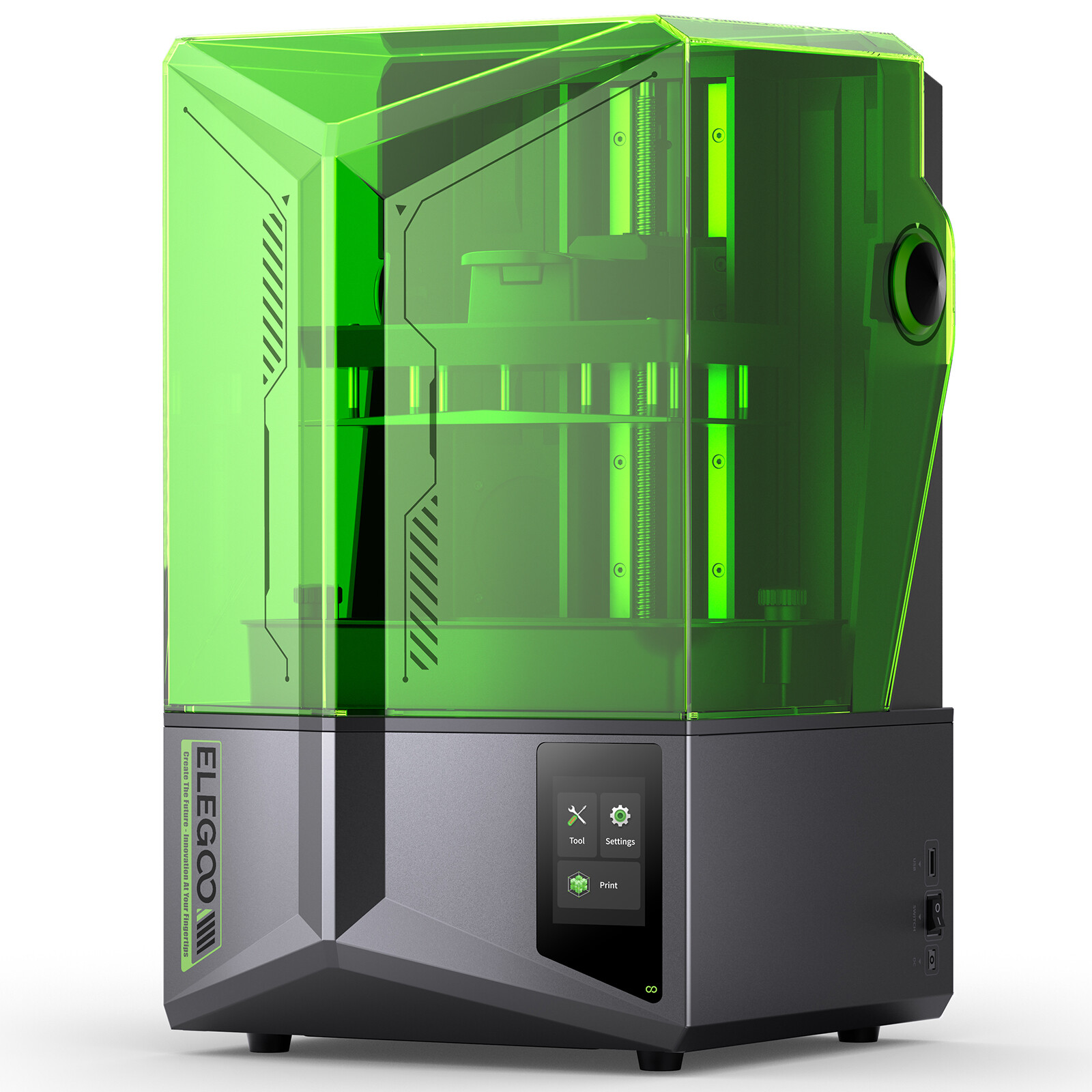 ELEGOO Saturn 4 / Saturn 4 Ultra Resin 3D Printer 10" 12K HD Mono LCD Large Size