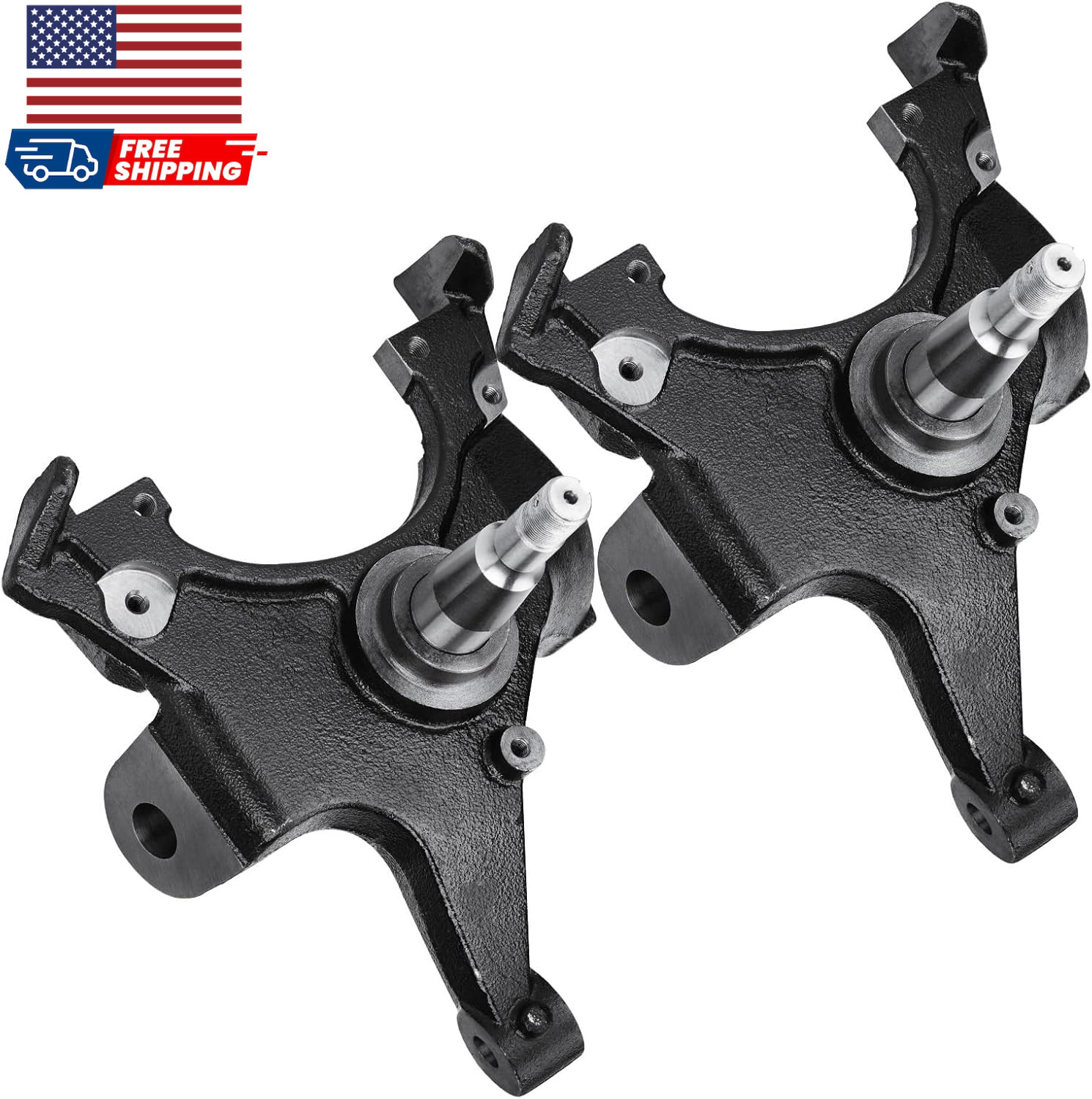 2" Drop Spindles Lowering Kit Fit for GMC C1500 C2500 1988-1998, C1500 2500 Subu