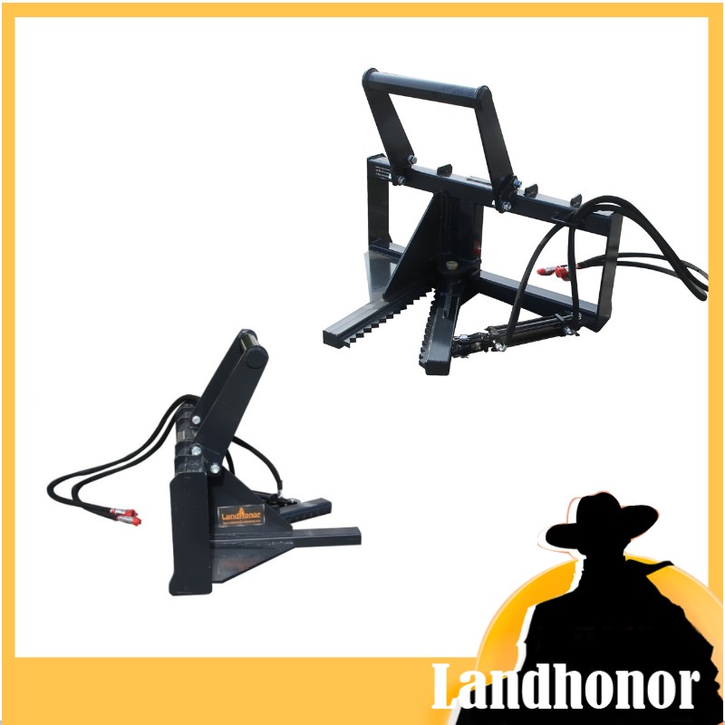 Post and Tree Puller Hydraulic Lanhonor Skid Steers Attachments For Bobcat ASV