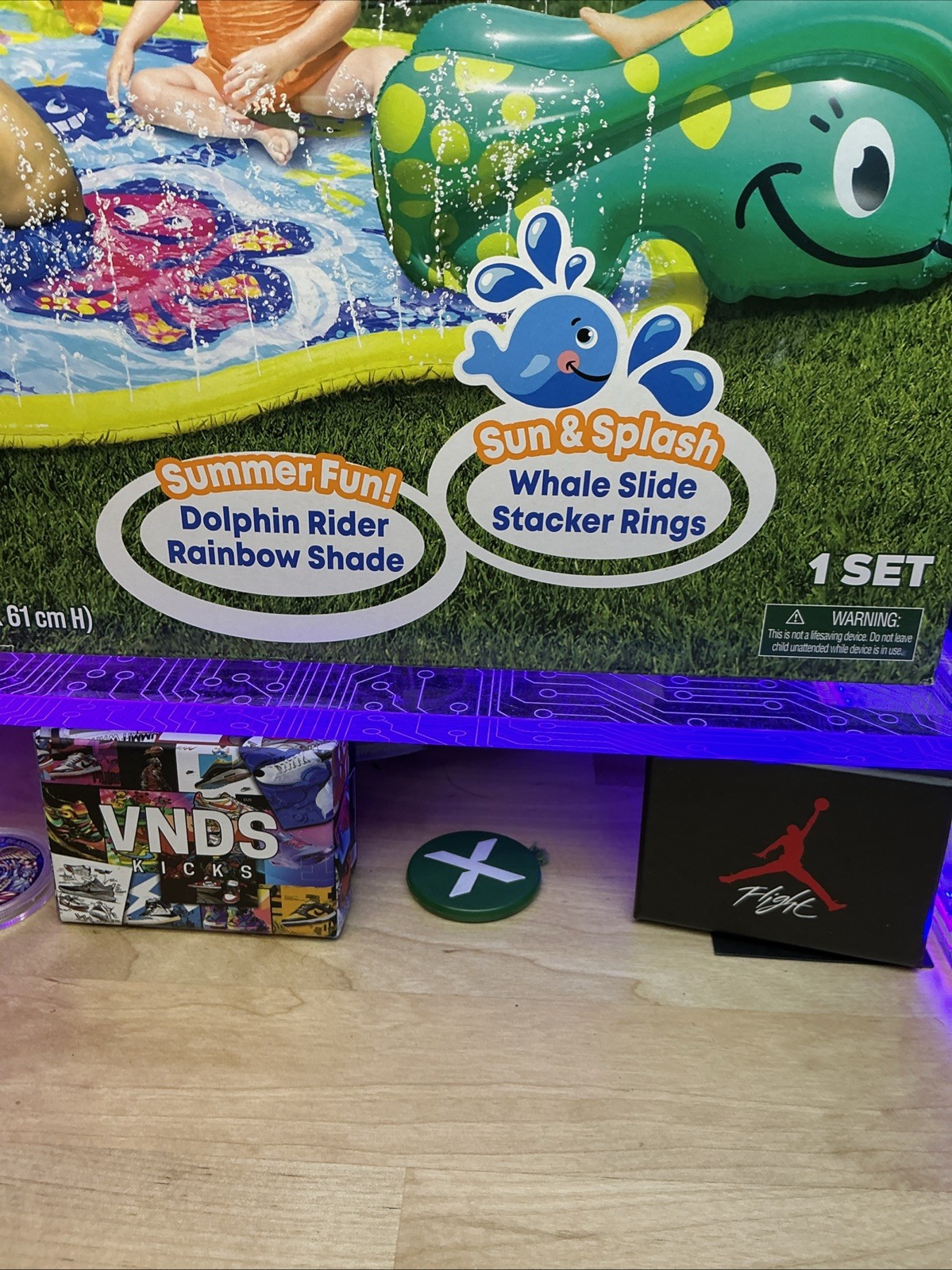 BANZAI JR Banzai Splish Splash Water Park Play Pool Kids Outdoor Summer New