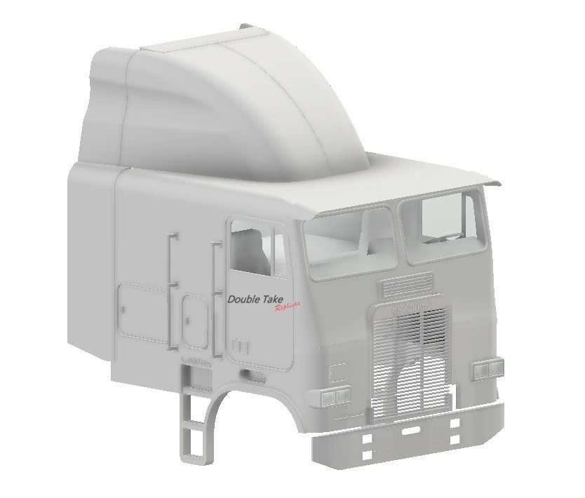 1/25th resin 3d 84-88 Freightliner 104”cab by KJ