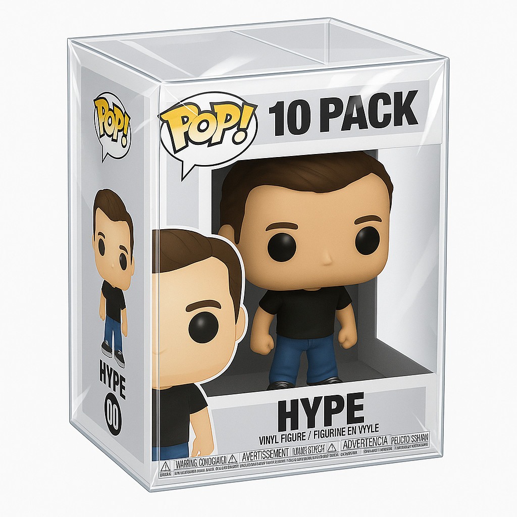 Premium Funko Pop Protectors – Clear PET Cases 10/20/50/100 Pack for 4” Pops