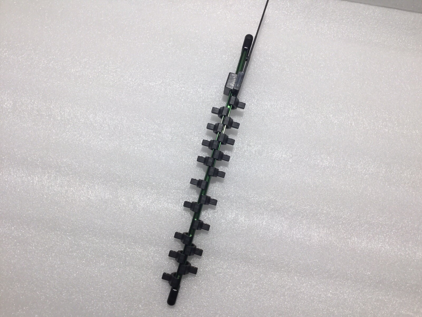 Performance Tool 1/4" Drive Aluminum Socket Rail holds 18 Sockets Rail