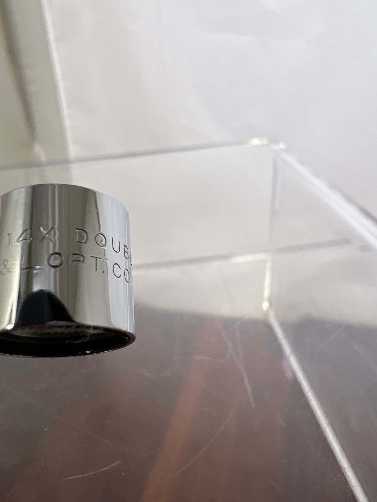 Vintage Bausch & Lomb 14X B & L Doublet Magnifier Made In USA RARE HTF