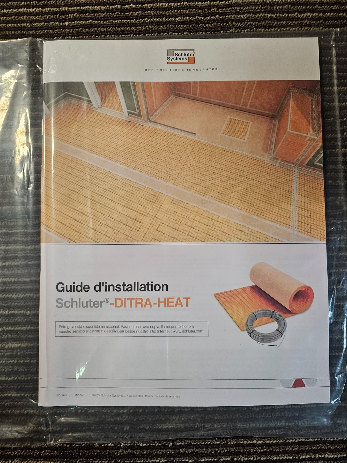 Schluter Ditra-Heat Cable, 120V - 88.2 ft (26.7 SqFt) Heating Cable - DHEHK12027