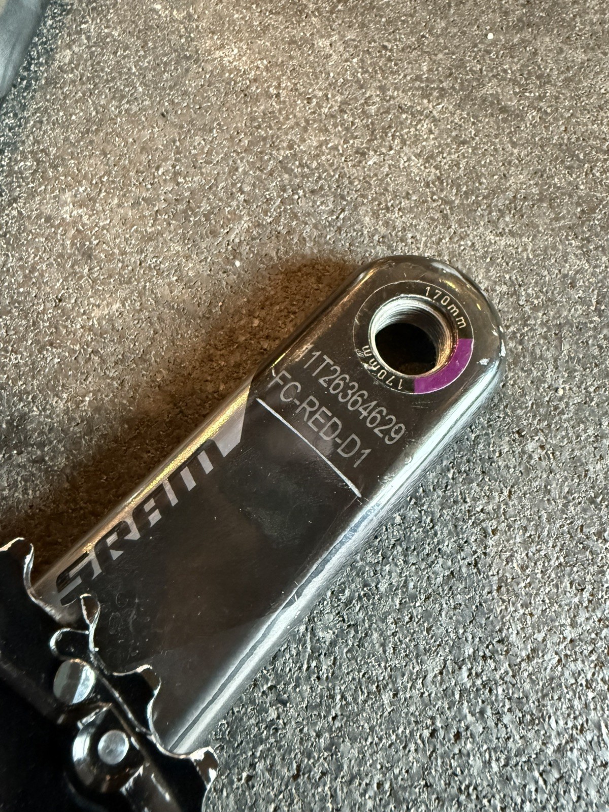 Sram Red 170mm Crankset AXS Powermeter With 52-39 Chainrings! Excellent Con.