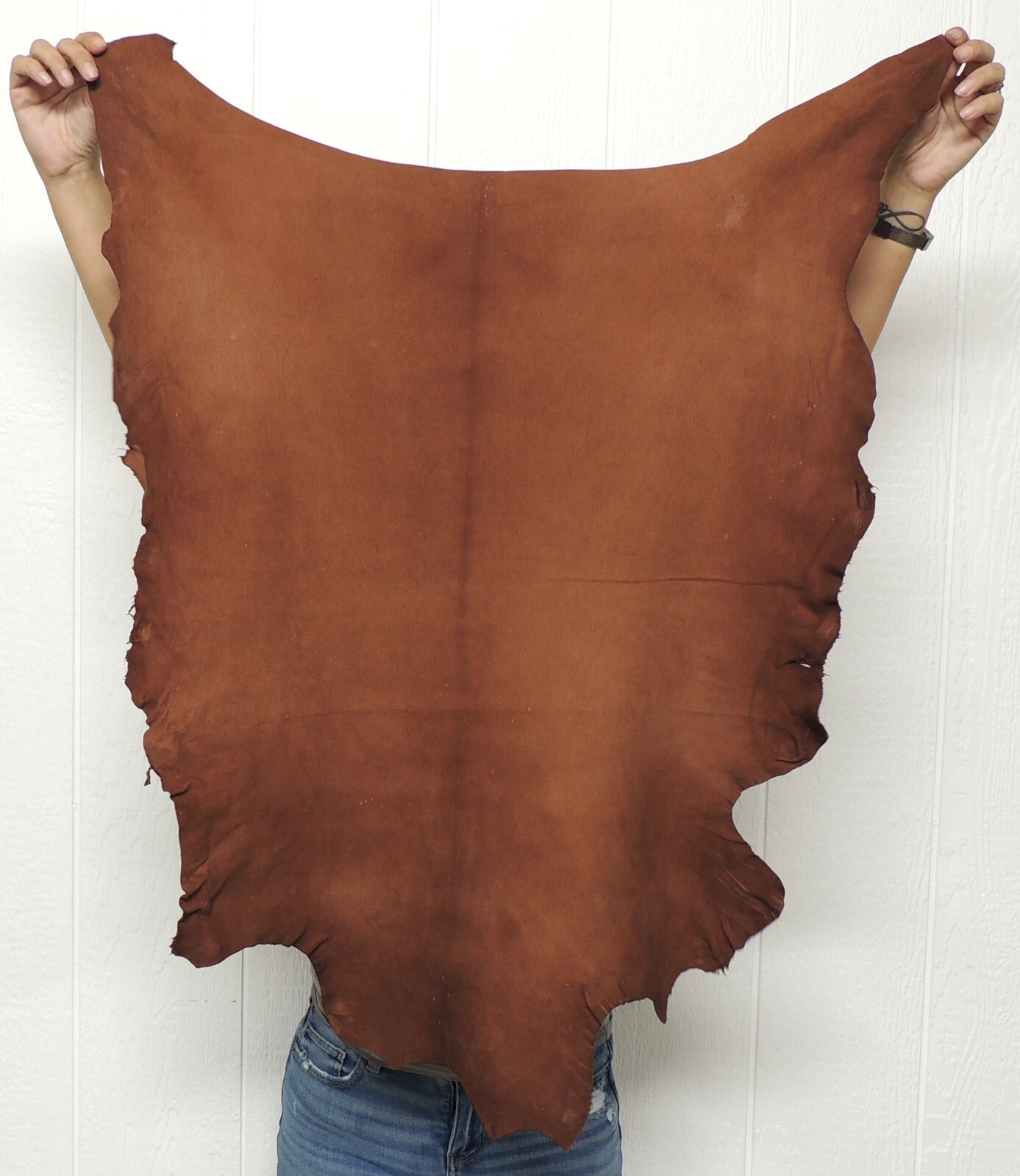 WHISKEY BUCKSKIN Leather Hide for Native Crafts Taxidermy SCA LARP Skin Pelt