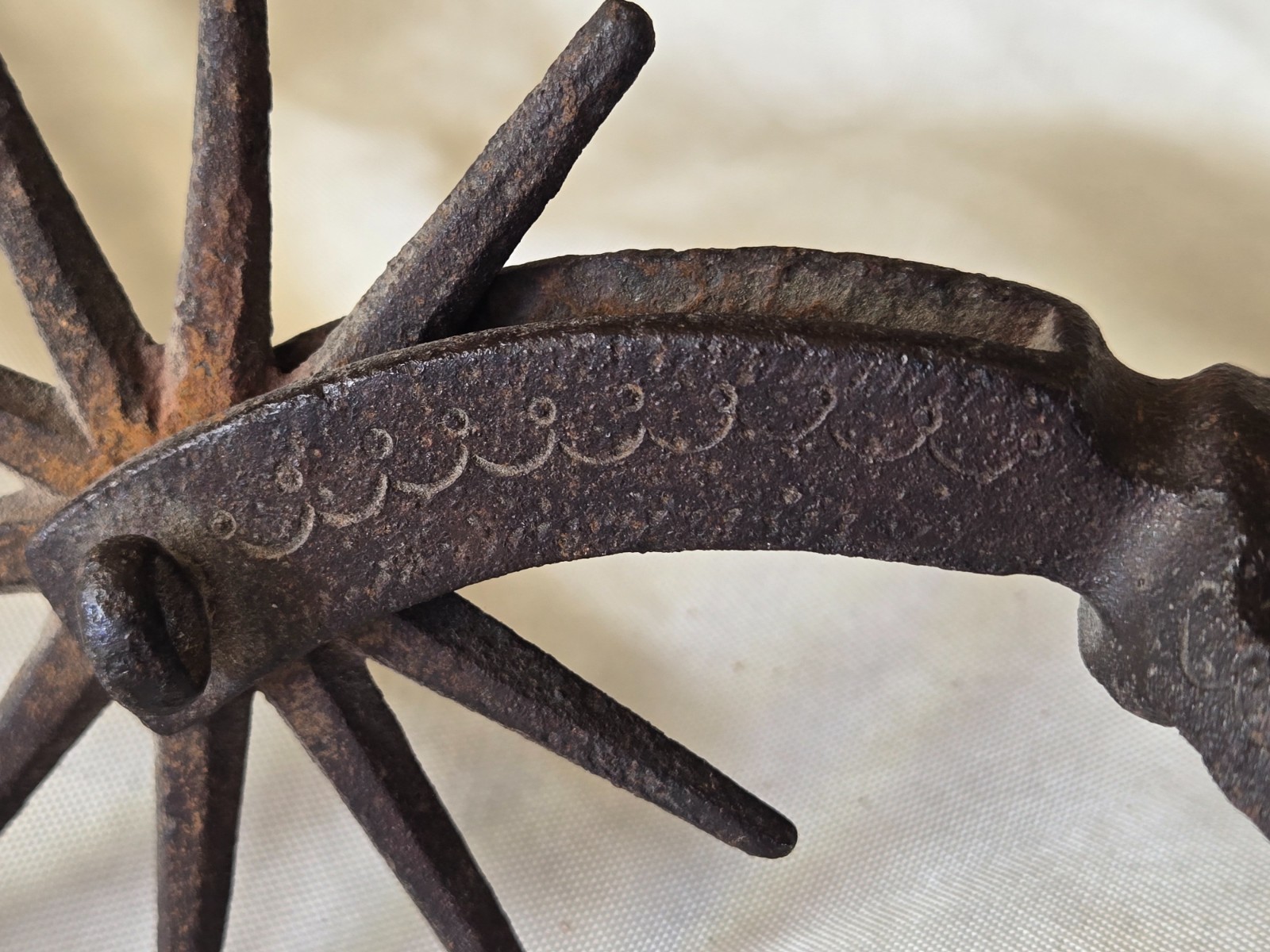 Antique 19th Century Barclay / Buermann Large Iron Spur