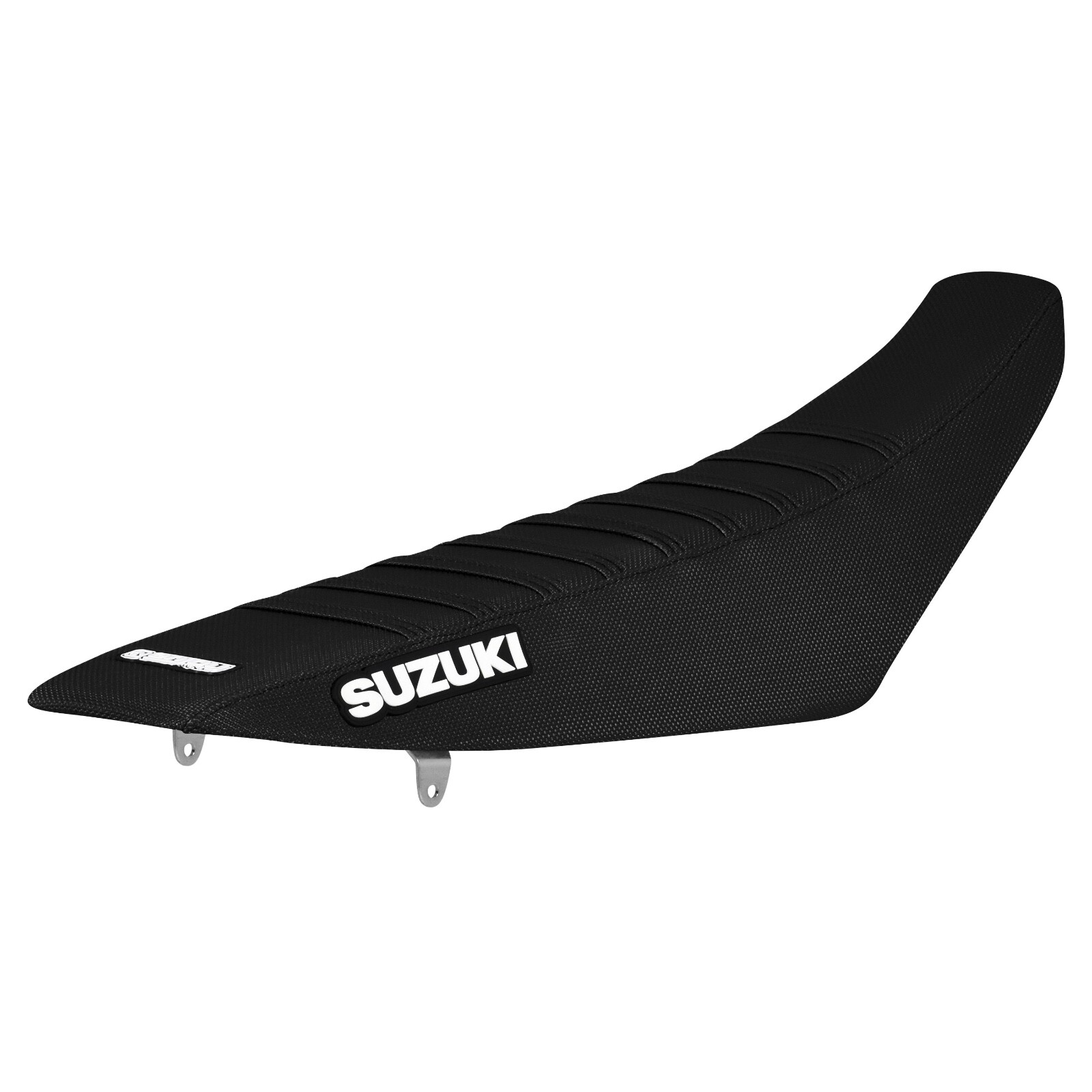 Suzuki DRZ 400 Gripper Seat Cover 2000 - 2024 Black / Black Ribs Logo  #70