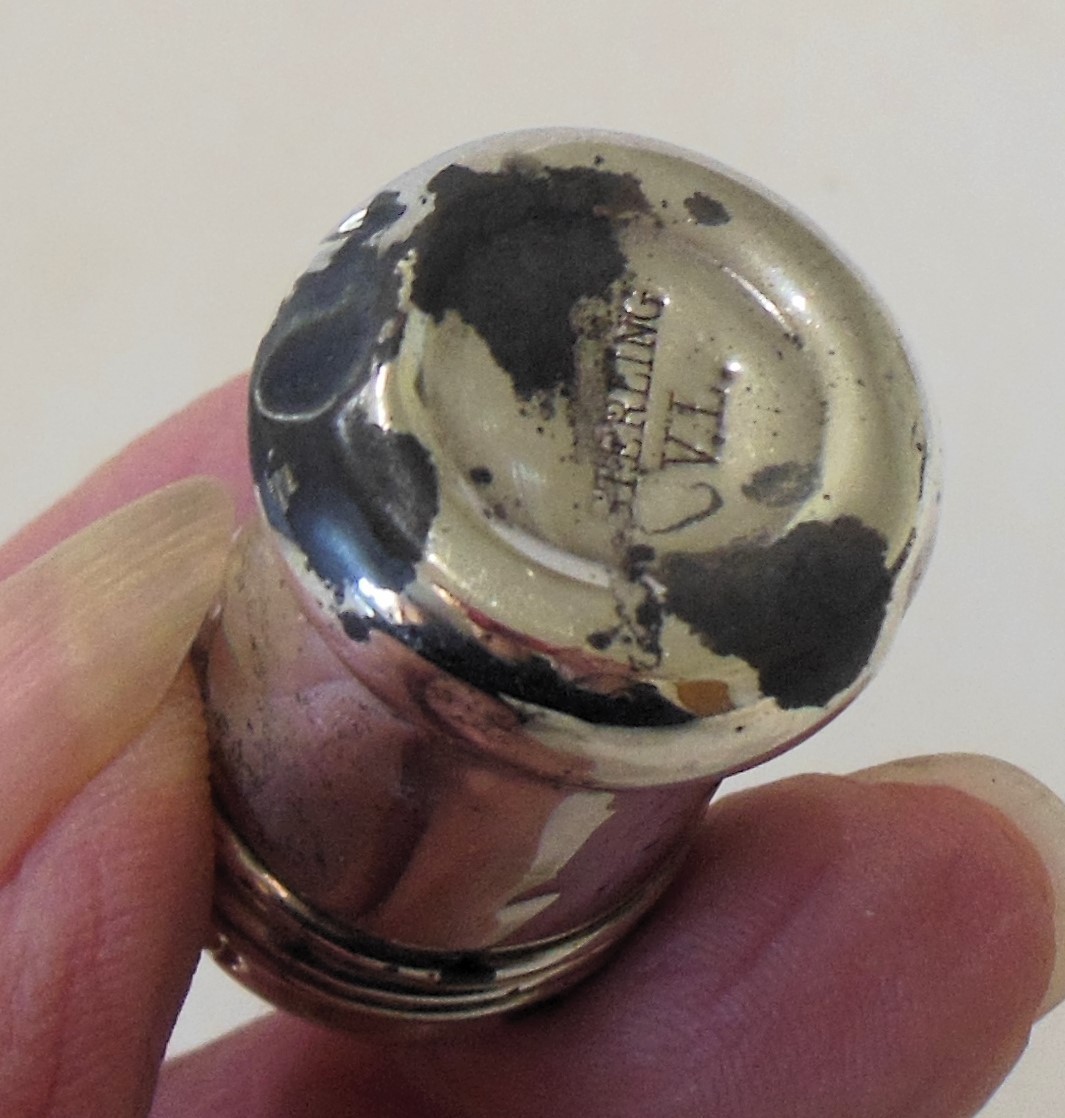 Set of 6 Mini Sterling Salt & Pepper Shakers VL Vincenzo Lollo NY MIB