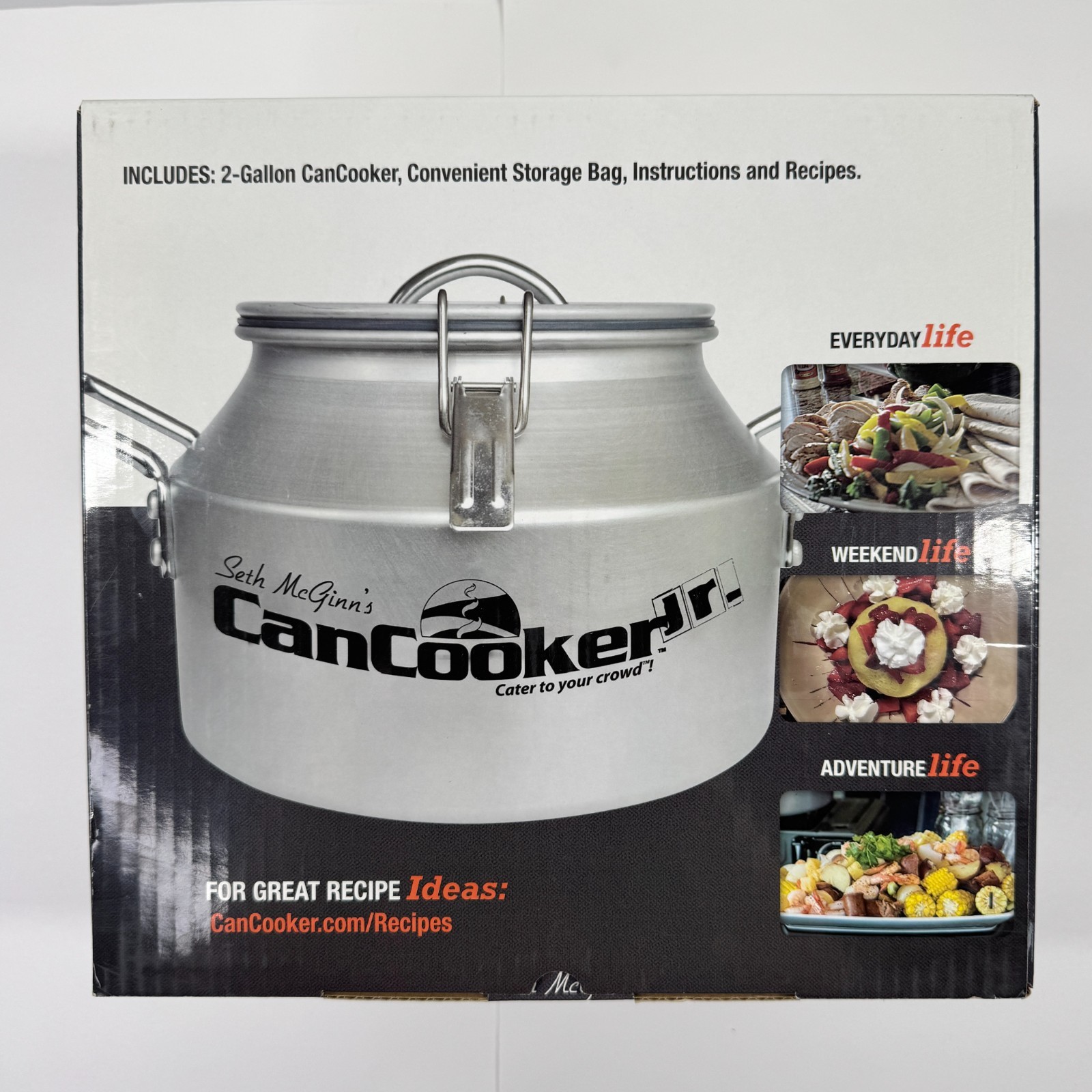 New Open Box Seth McGinns 2 Gallon CanCooker Camping Gear Campfire Stovetop NIB