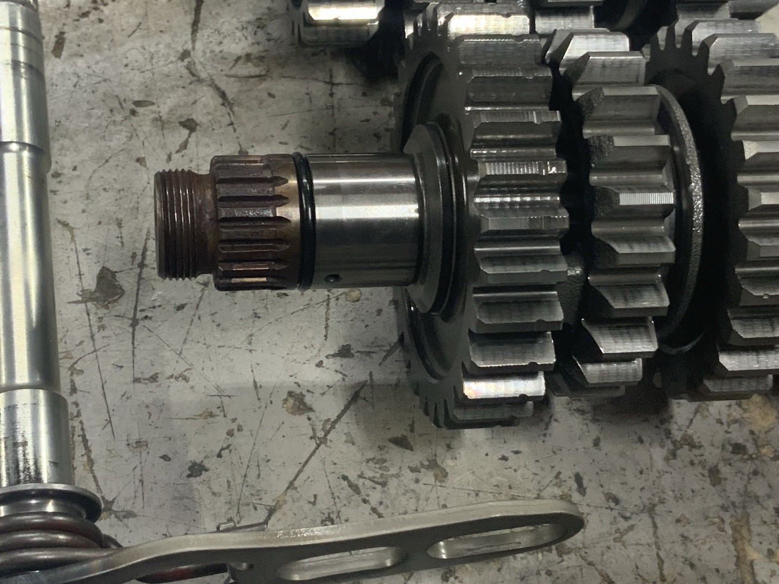 2014 Yz250f transmission yz 250f 250 gears shift shaft forks trans