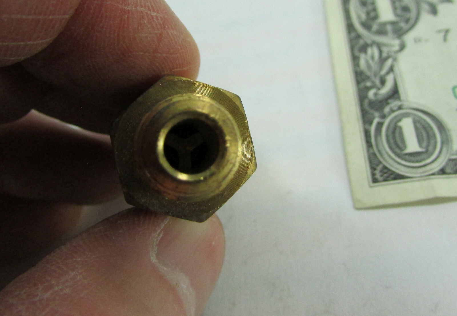 NOS Taprite Check Valve Regulator Outlet Fittings, 1/4" Flare x 1/4" NPT 5436A