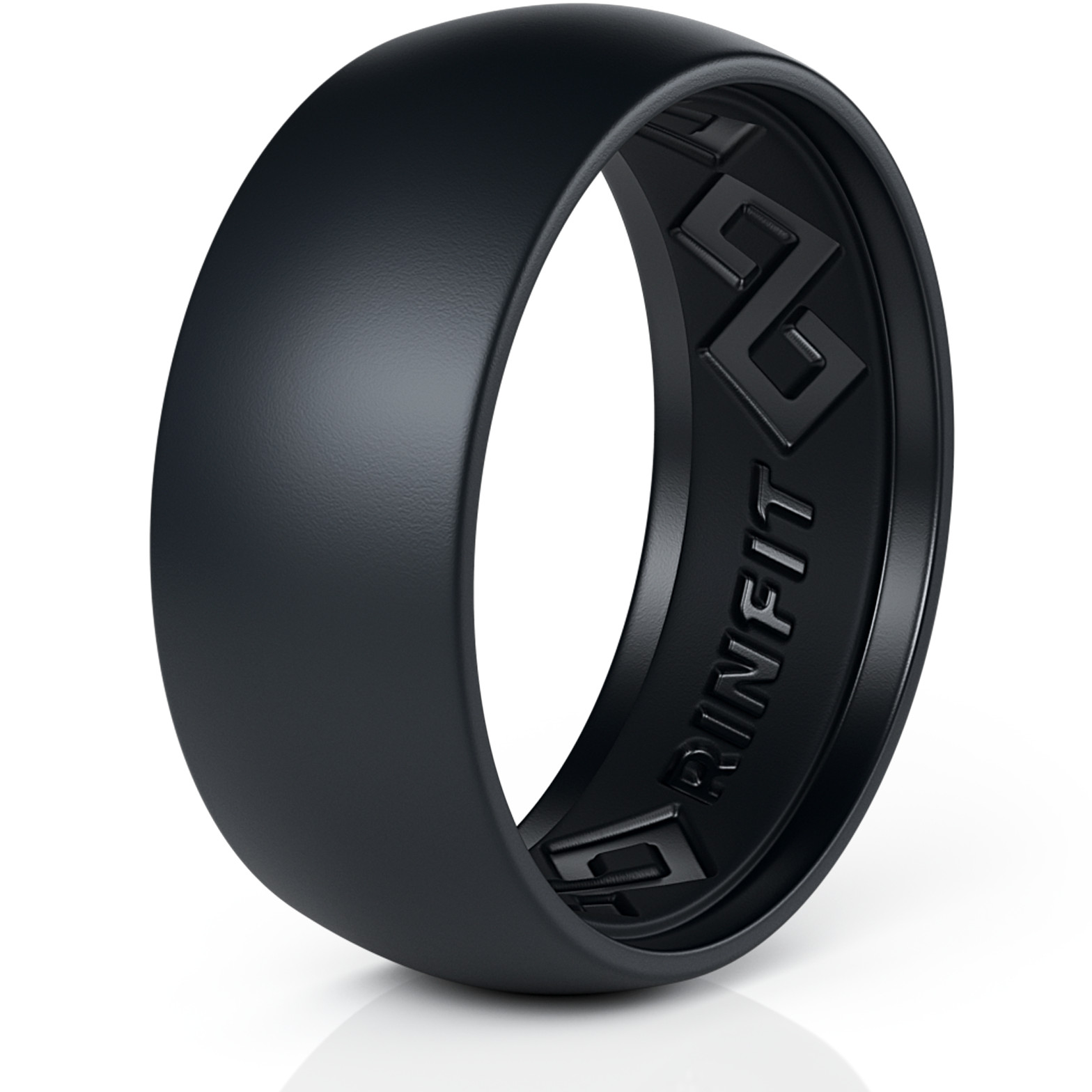 Rinfit Silicone Wedding Ring for Men - Step Edge Collection. Soft rubber bands