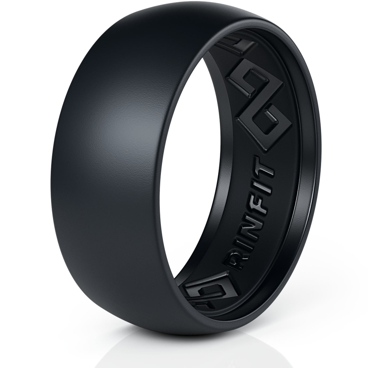 Rinfit Silicone Wedding Ring for Men - Step Edge Collection. Soft rubber bands