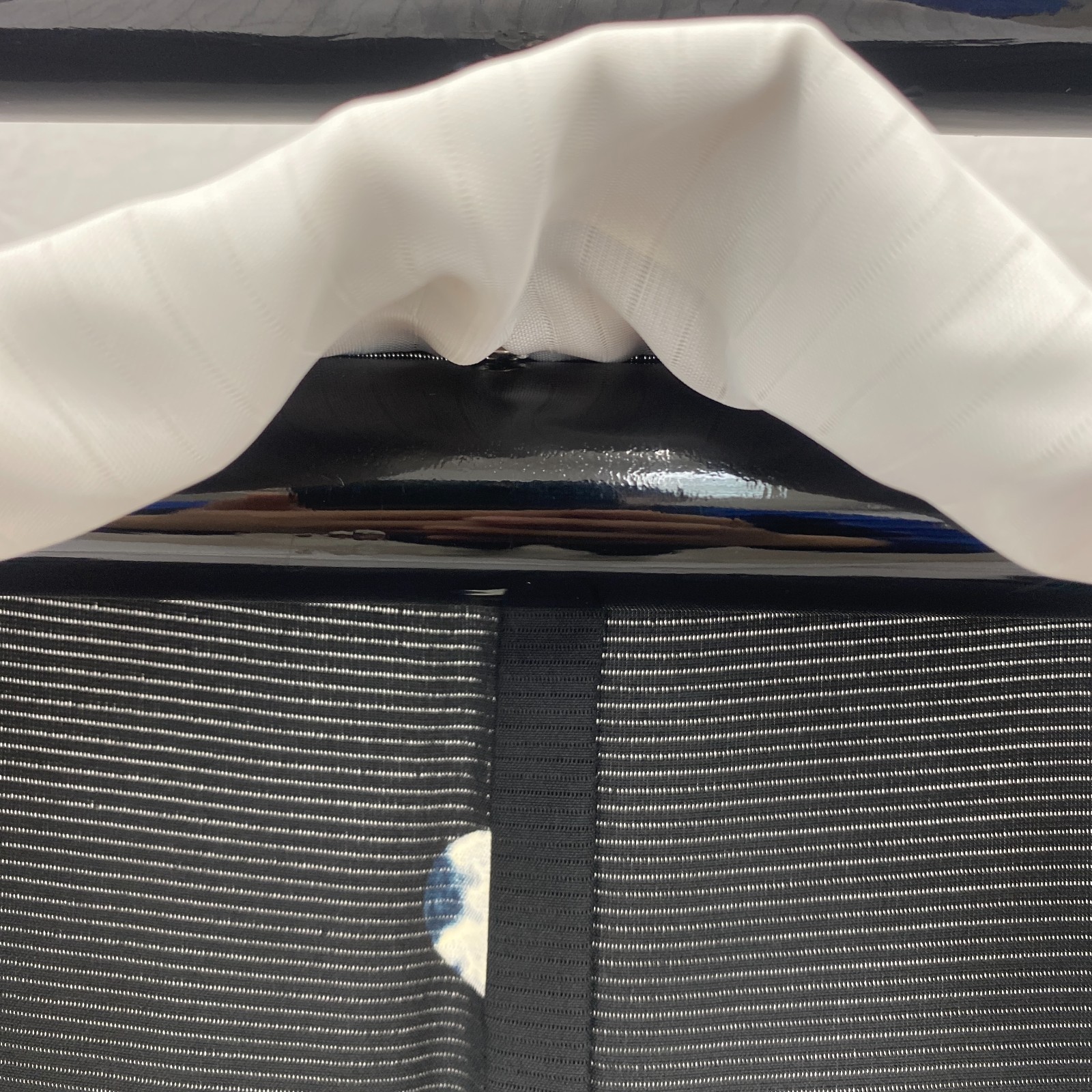 Japanese Vintage Kimono Silk Black Tomesode No Lining Family crest Length 64 in