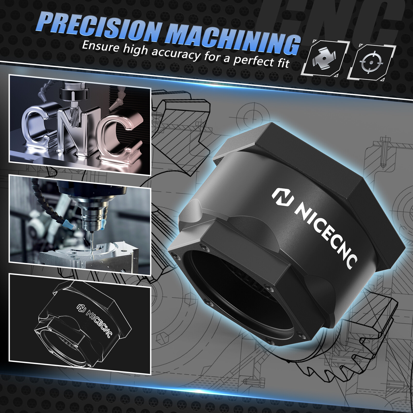 Rear Axle Lock Jam Nut Kit For Honda TRX400EX TRX300EX TRX400X TRX300X TRX250X