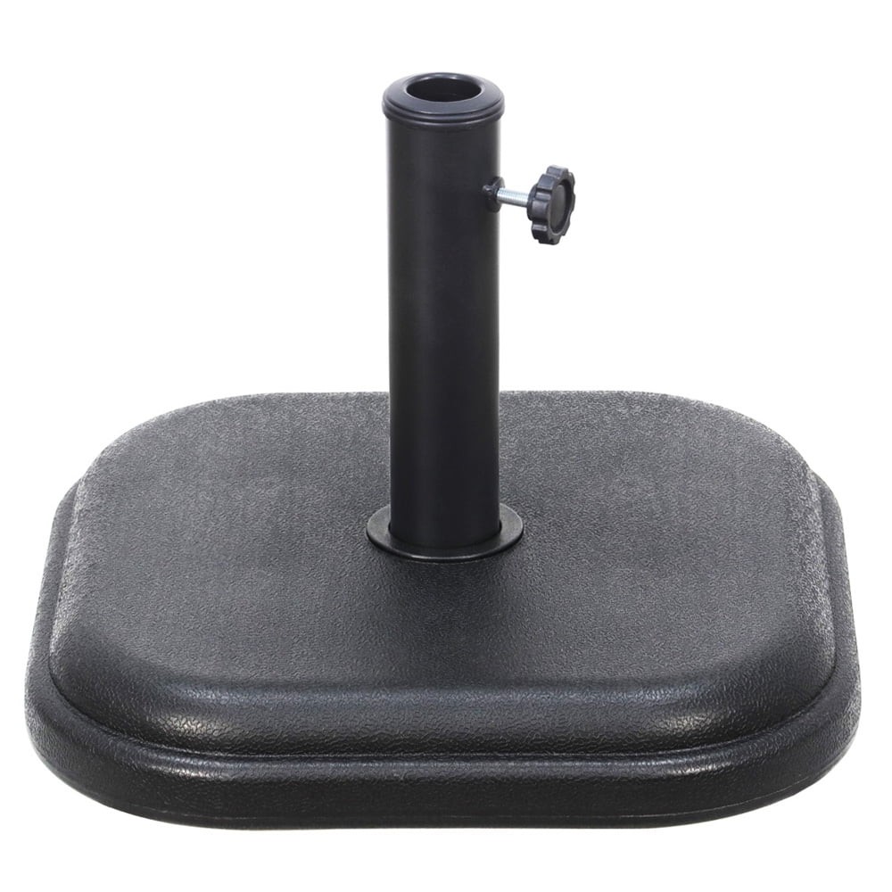 24 lb. Square Patio Umbrella Base Outdoor Umbrella Stand For Use