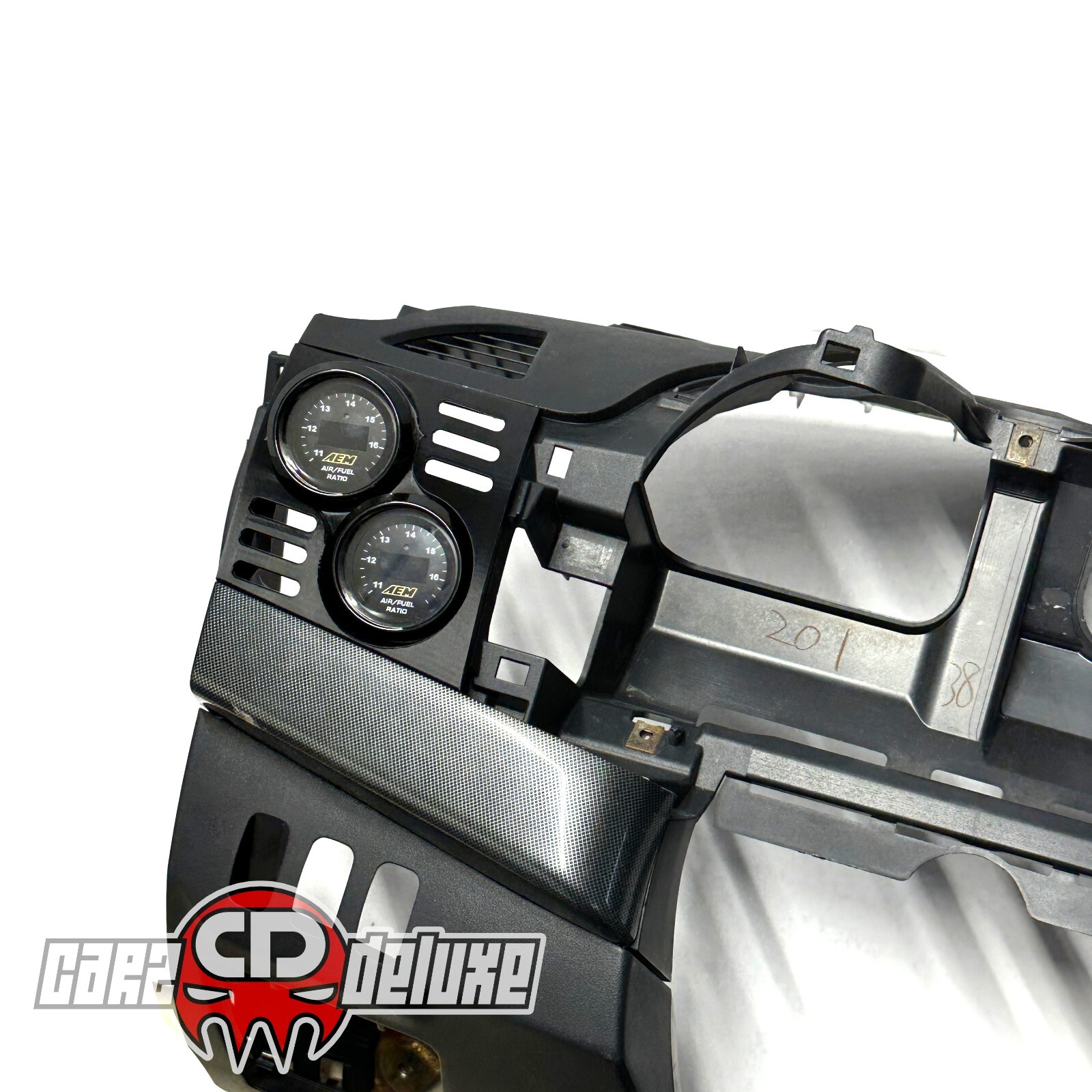 Dual gauge pod mount for EVO X 2008-2017 Lancer functional vent cover trim